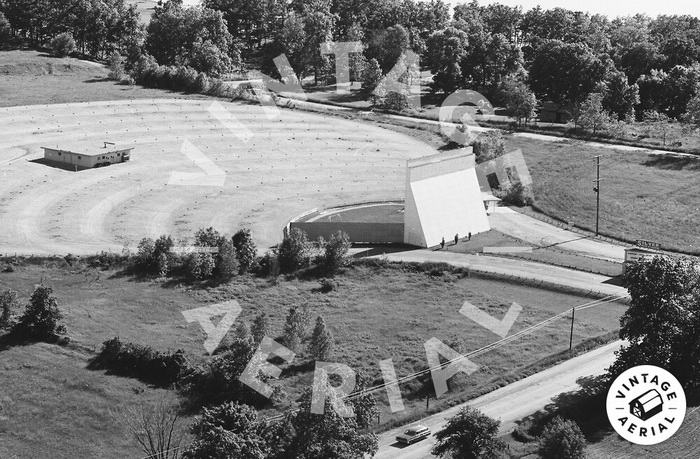 Silver Drive-In Theatre - OLD AERIAL